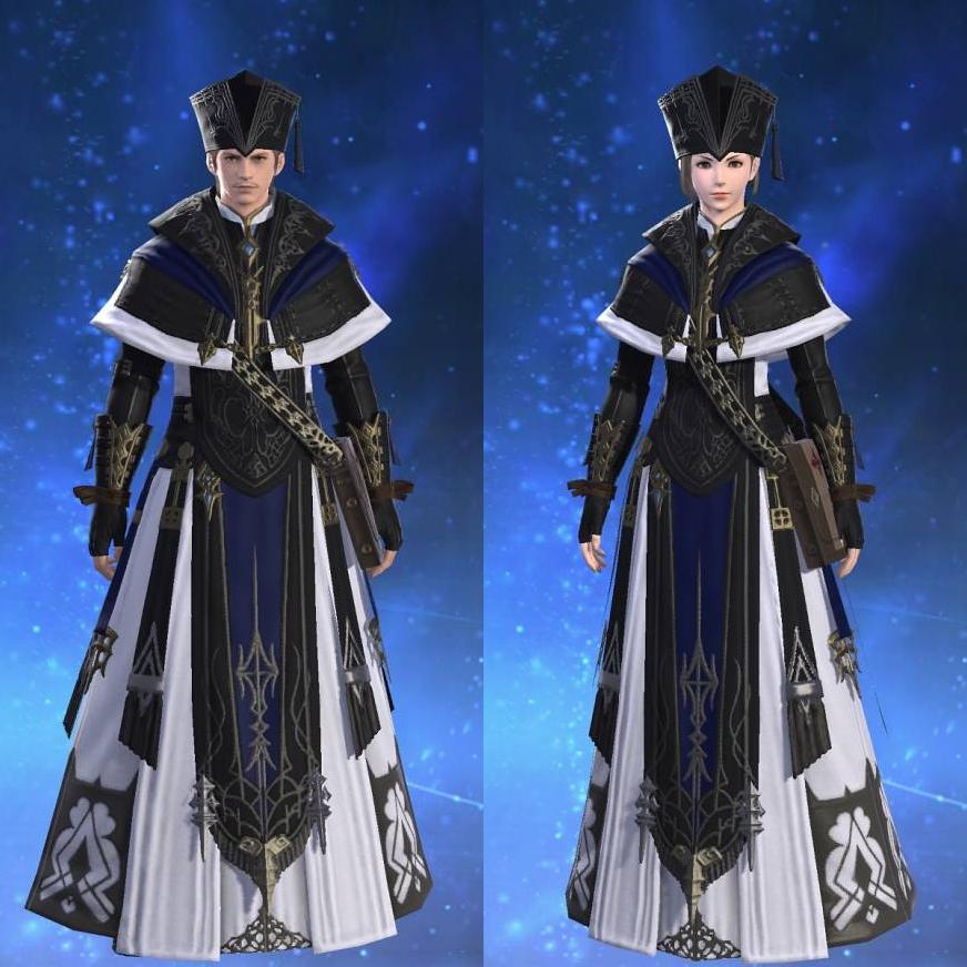Halonic Exorcist's Robe's gearset image.