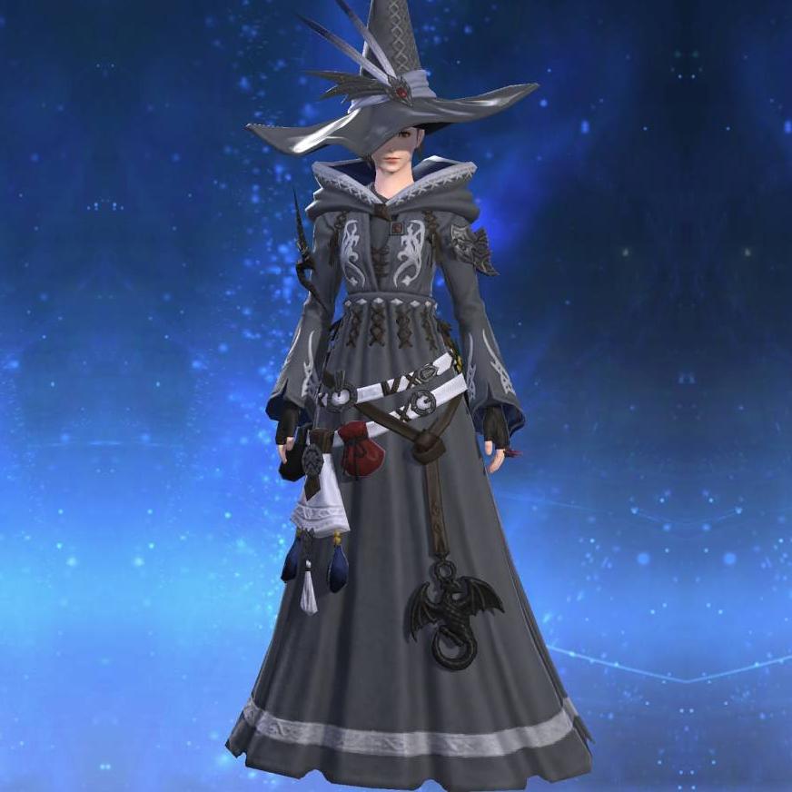 Orthodox Robe of Healing's gearset image female.