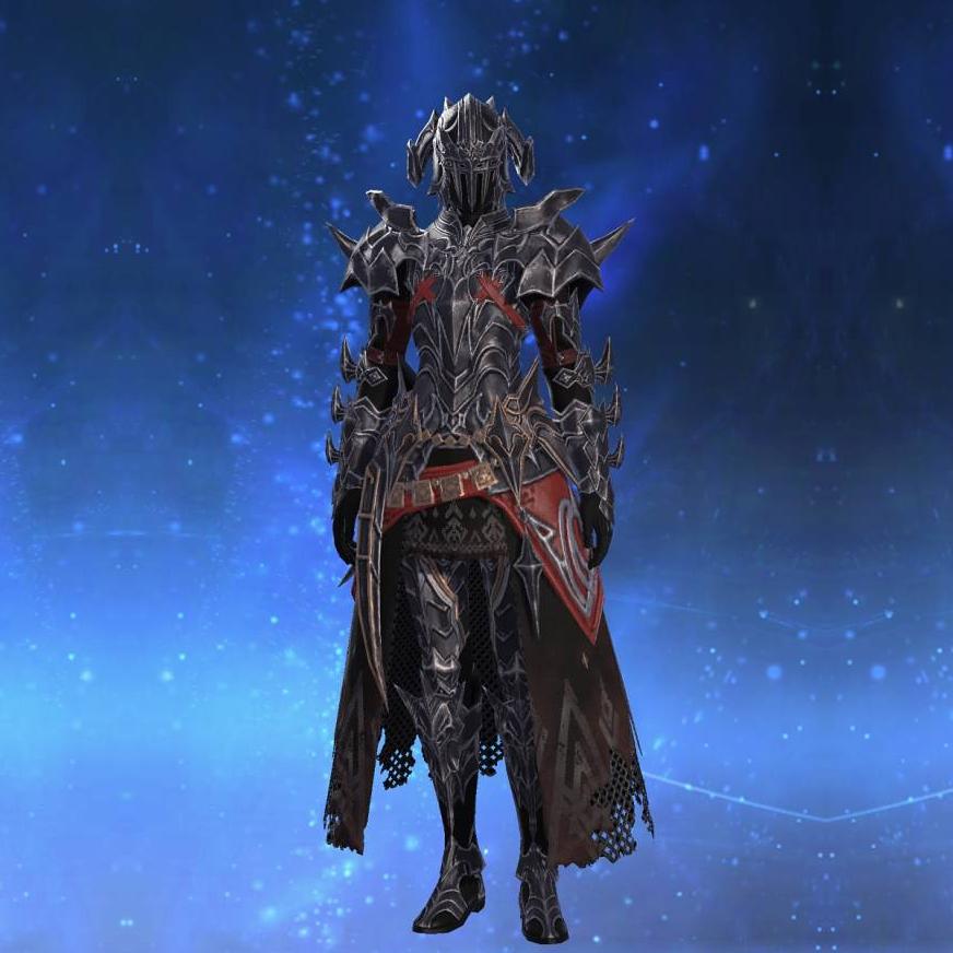 Chaos Cuirass's gearset image female.