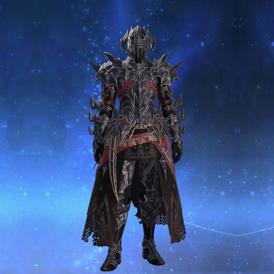 Chaos Cuirass's gearset image male.