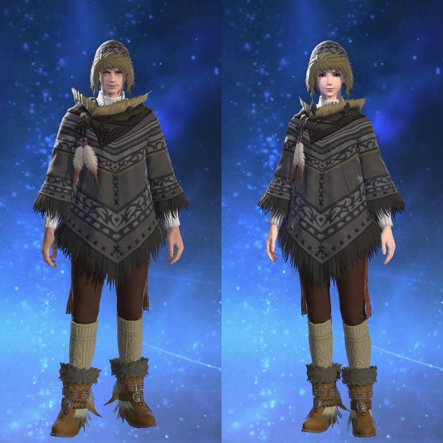 Cashmere Poncho's gearset image.