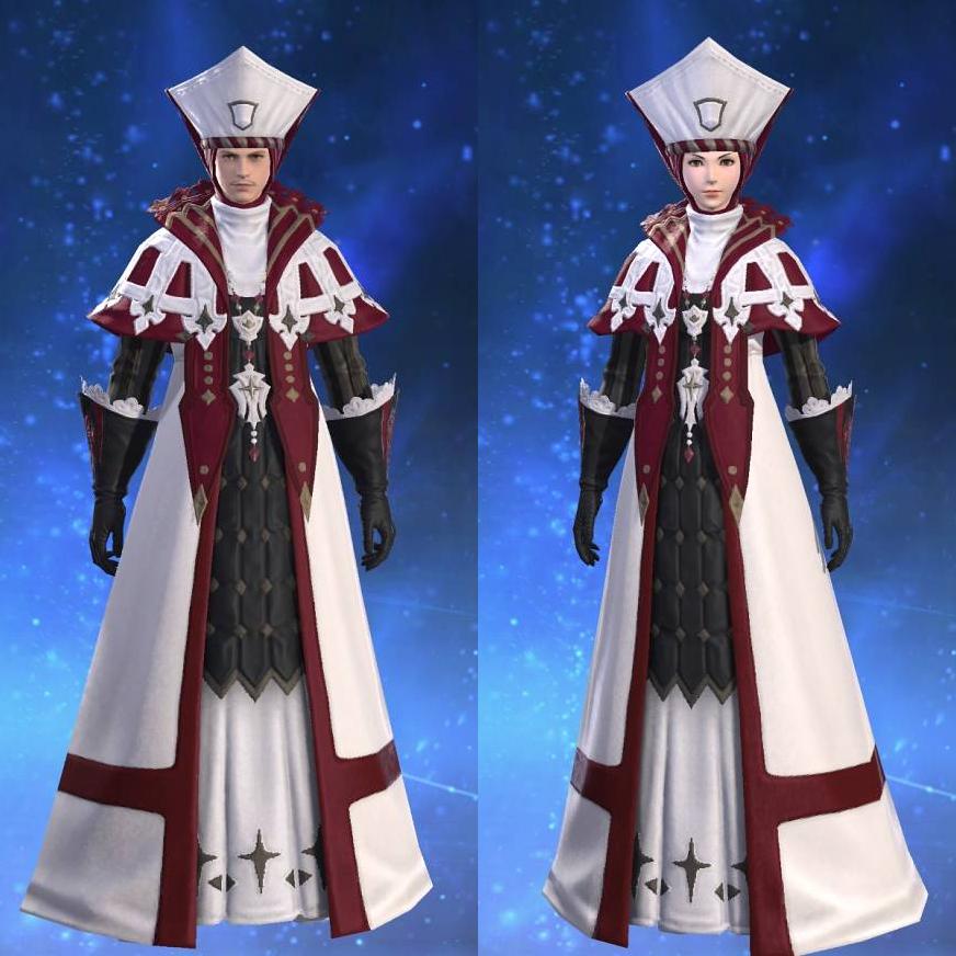 Chimerical Felt Alb of Healing's gearset image.