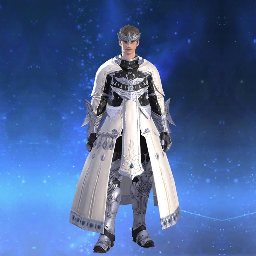 Chimerical Felt Robe of Healing's gearset image male.