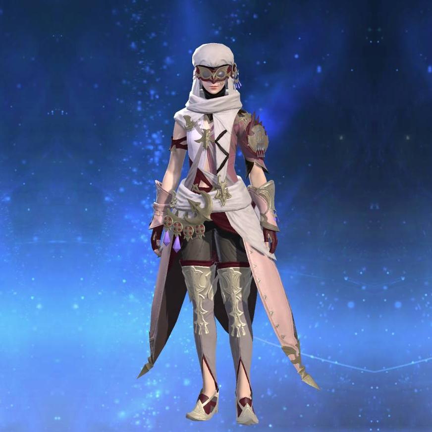 Chimerical Felt Tabard of Aiming's gearset image female.
