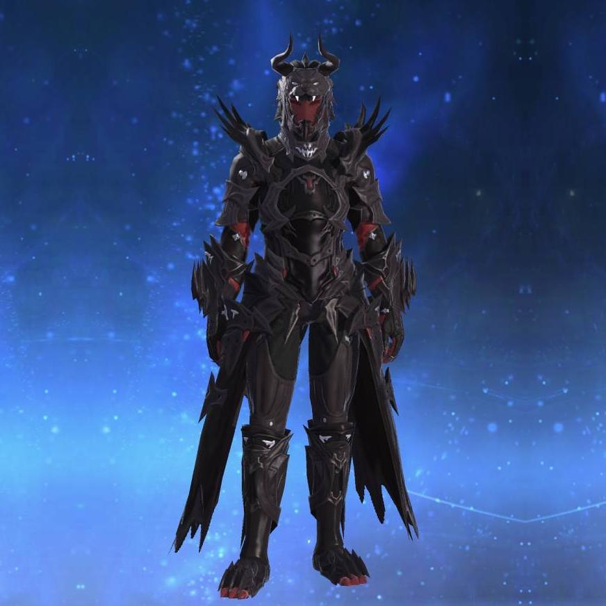 キングベヒーモス・アーマー's gearset image male.