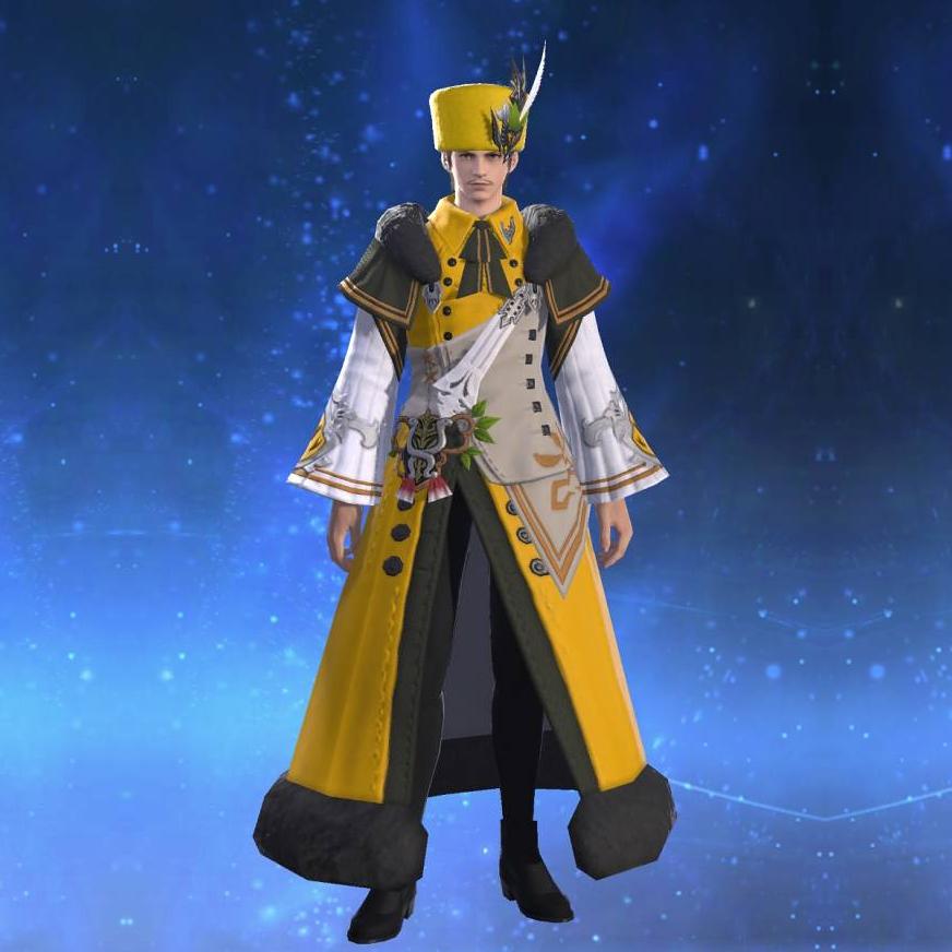Serpent Lieutenant's Coat's gearset image male.