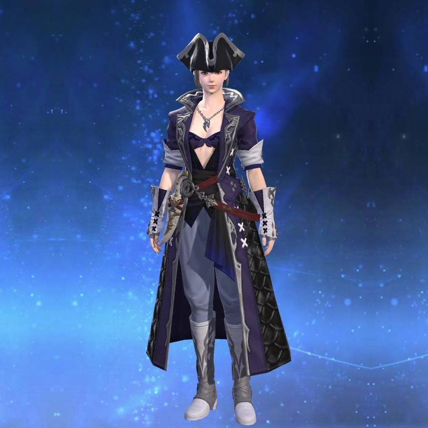Griffin Leather Coat of Scouting's gearset image female.