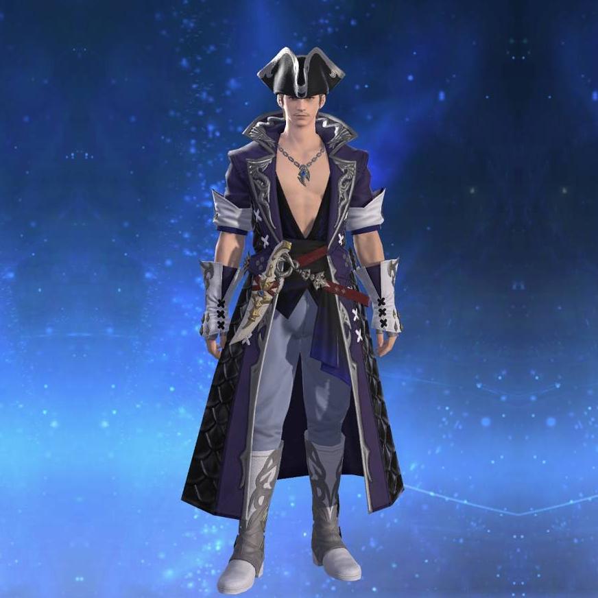 Griffin Leather Coat of Scouting's gearset image male.