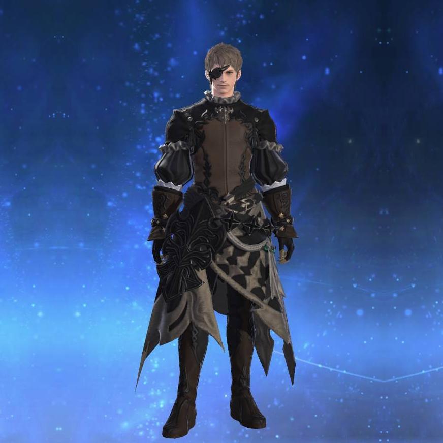 Griffin Leather Longcoat of Aiming's gearset image male.