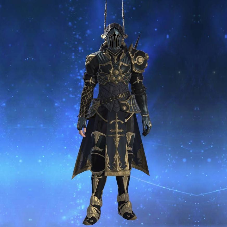 Gordian Mail of Striking's gearset image male.