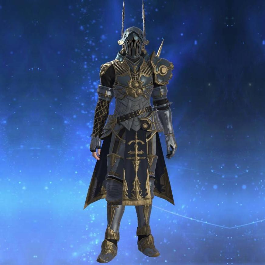 Gordian Mail of Maiming's gearset image male.