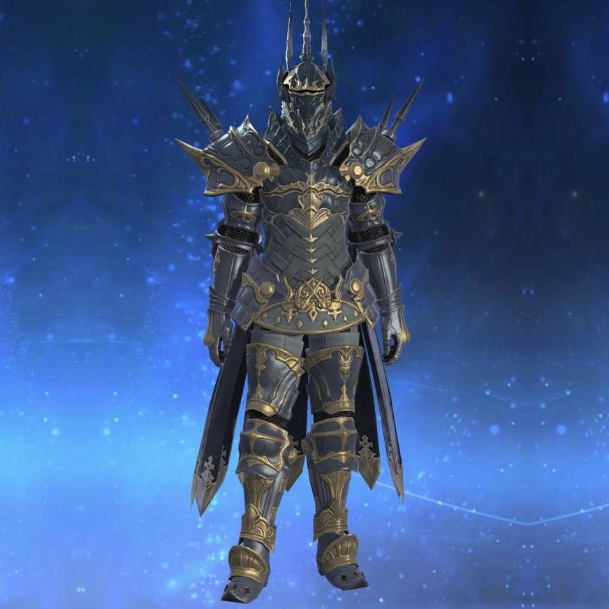 Gordian Plate Mail of Fending's gearset image male.