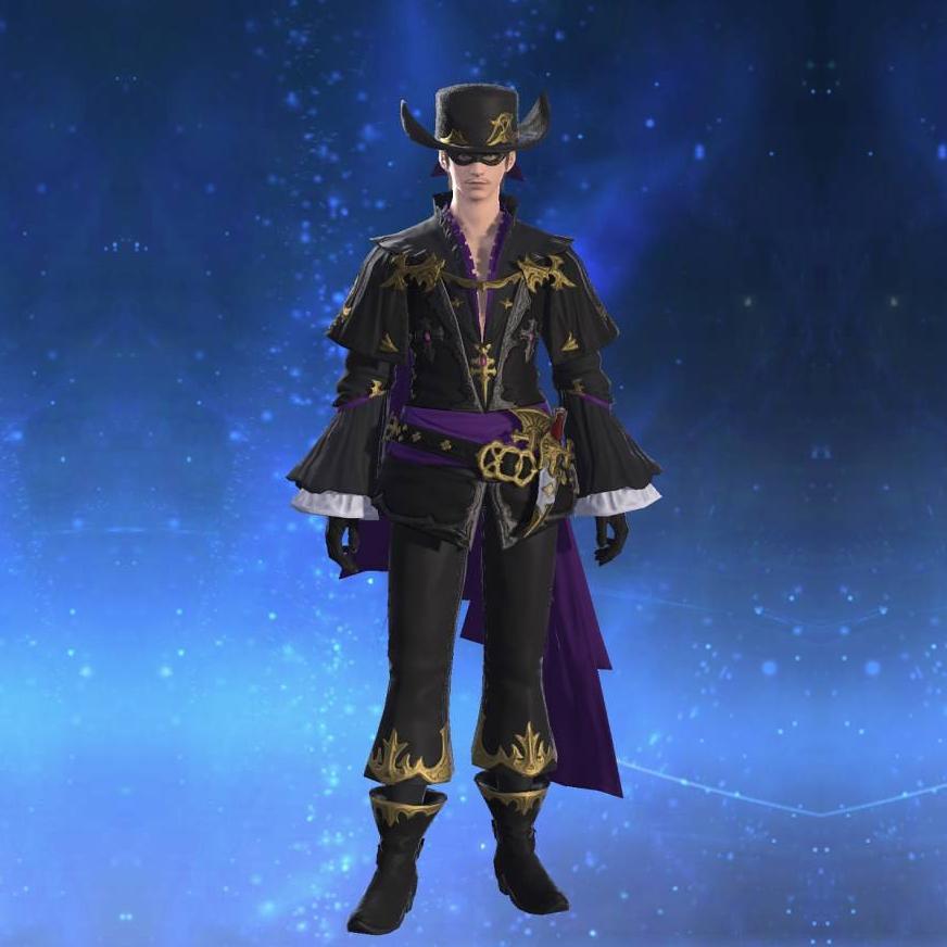 Coat of the Ghost Thief's gearset image male.