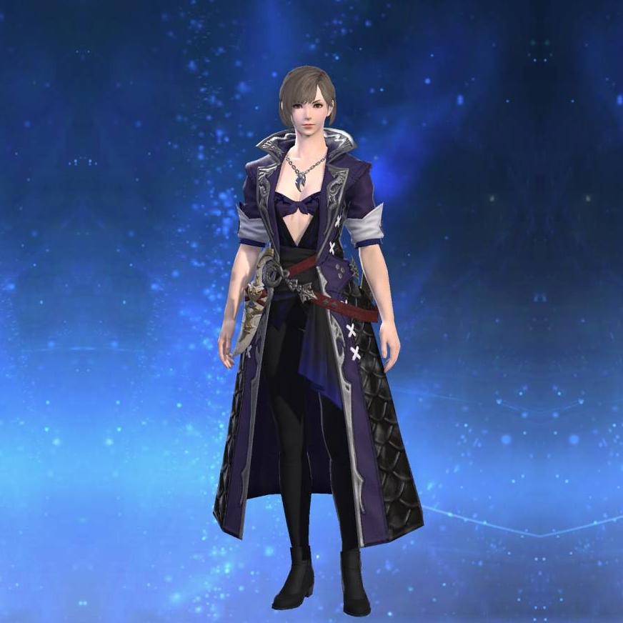 Chivalric Coat of Scouting's gearset image female.