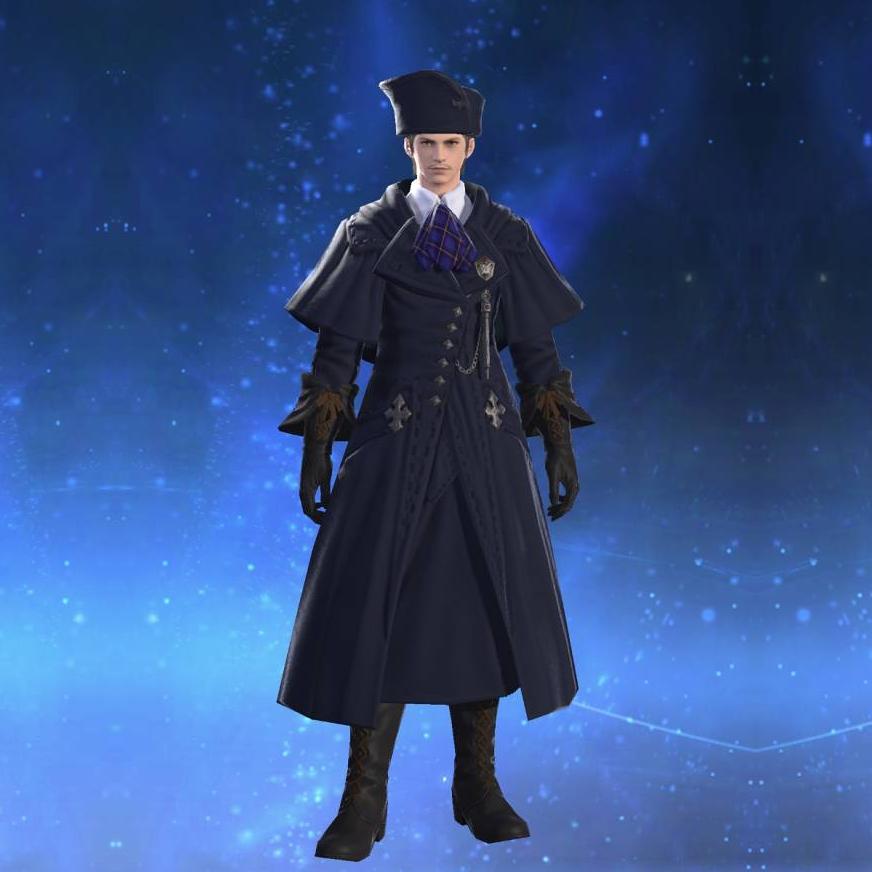 Sharlayan Emissary's Coat's gearset image male.