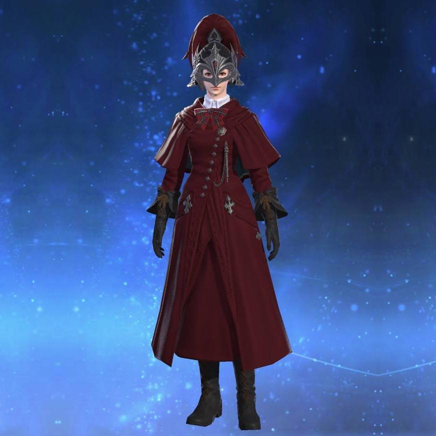 Sharlayan Custodian's Coat's gearset image female.