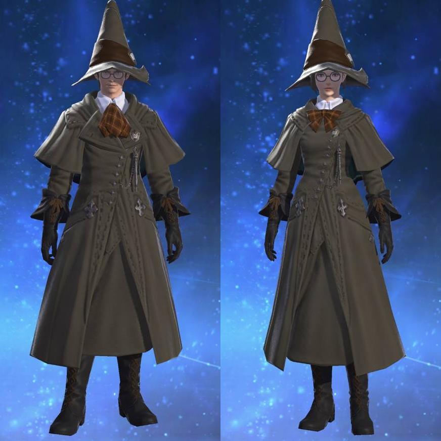 Sharlayan Preceptor's Coat's gearset image.