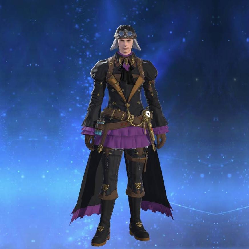 Sky Pirate's Coat of Casting's gearset image male.