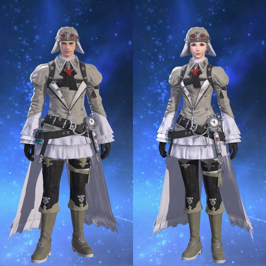 Sky Pirate's Coat of Healing's gearset image.