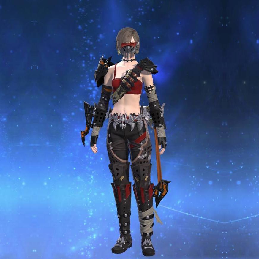Sky Rat Harness of Fending's gearset image female.