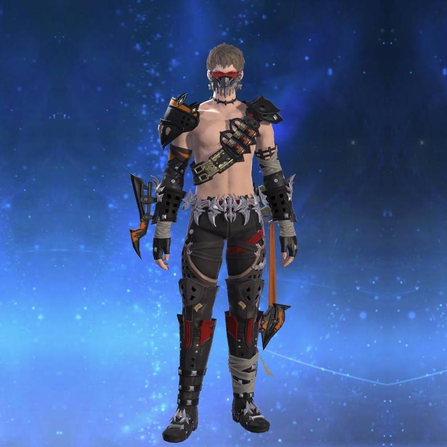 Sky Rat Harness of Fending's gearset image male.
