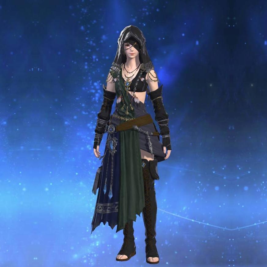 Star Velvet Himation of Casting's gearset image female.