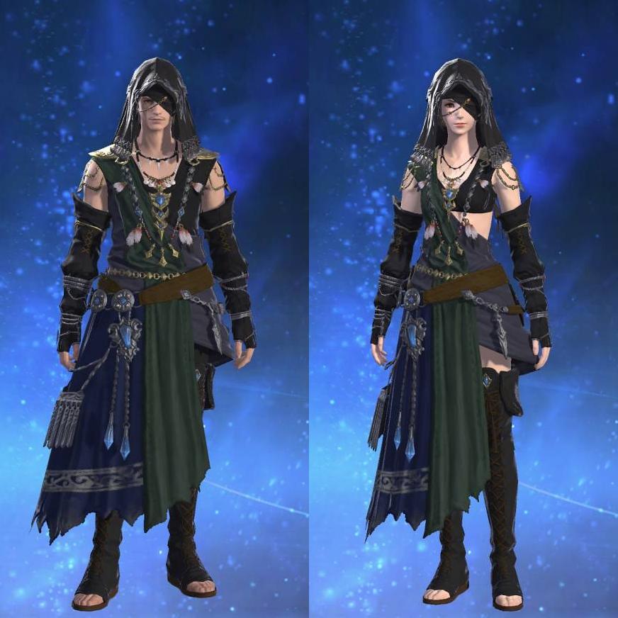 スタービロード・キャスターアタイア's gearset image.