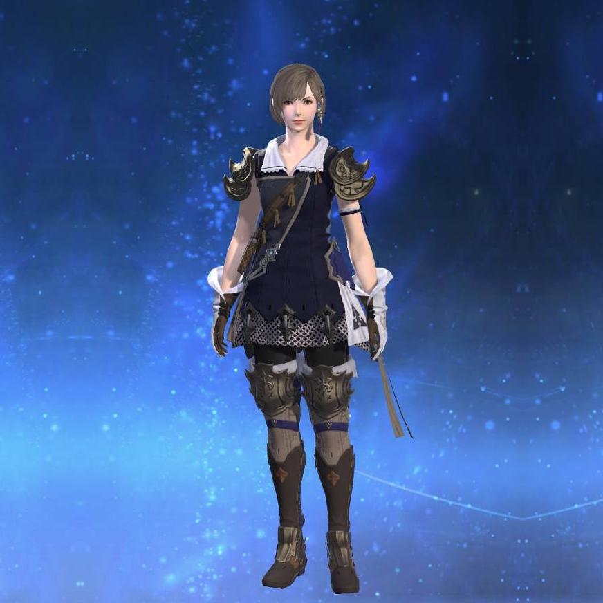 Star Velvet Tabard of Scouting's gearset image female.