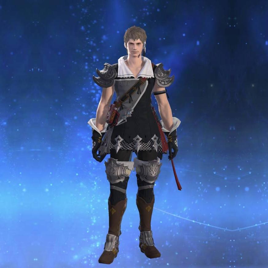 Star Velvet Tabard of Striking's gearset image male.