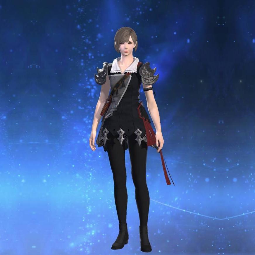 Ornate Star Velvet Tabard of Striking's gearset image female.