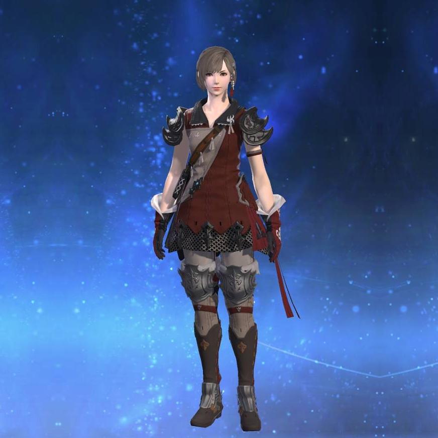 Star Velvet Tabard of Aiming's gearset image female.
