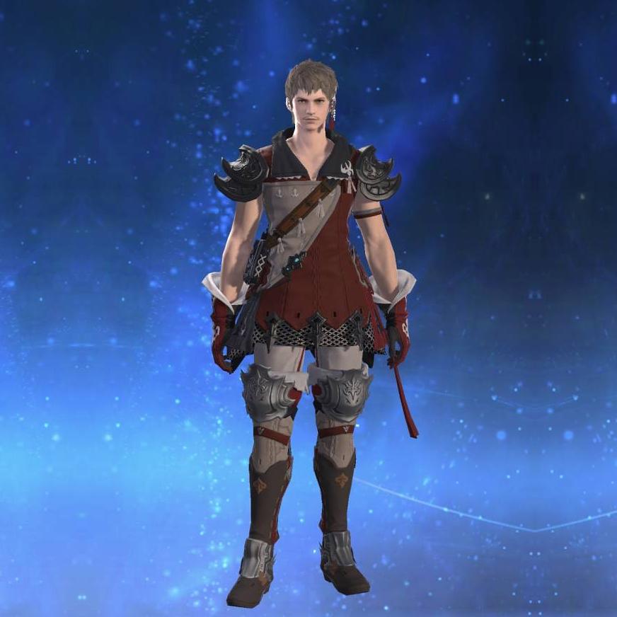 Star Velvet Tabard of Aiming's gearset image male.