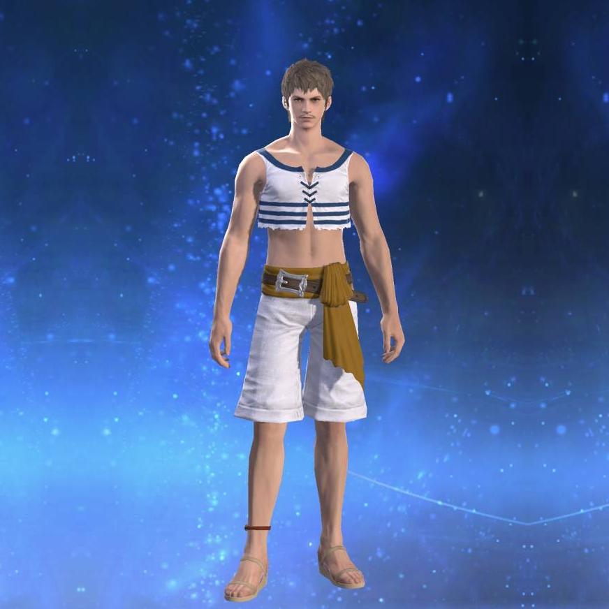 Striped Southern Seas Vest's gearset image.