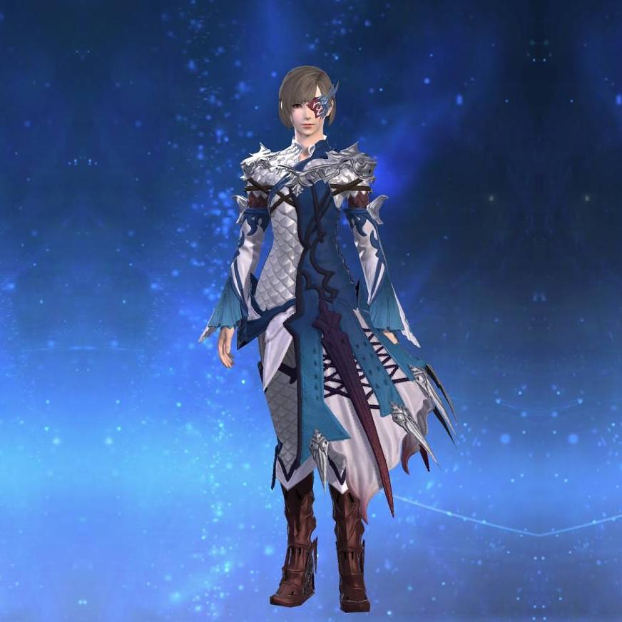 Augmented Torrent Tabard of Aiming's gearset image female.
