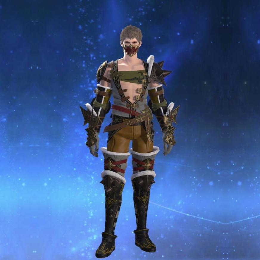 Dhalmelskin Jacket of Striking's gearset image male.