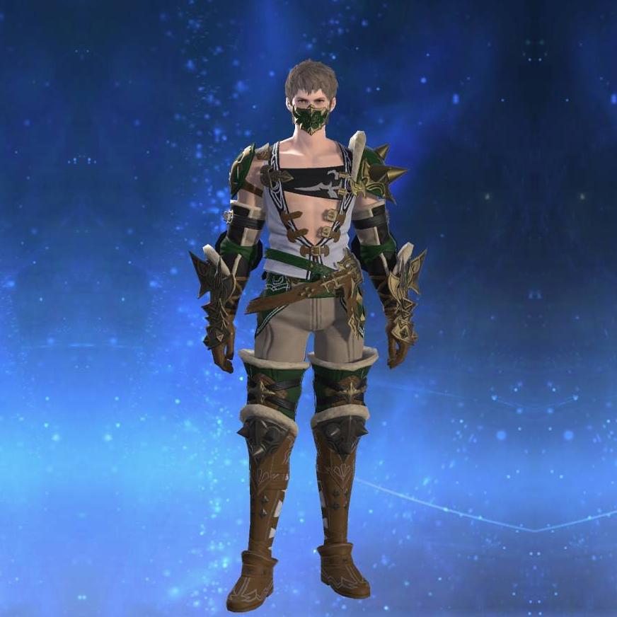 Dhalmelskin Jacket of Aiming's gearset image male.