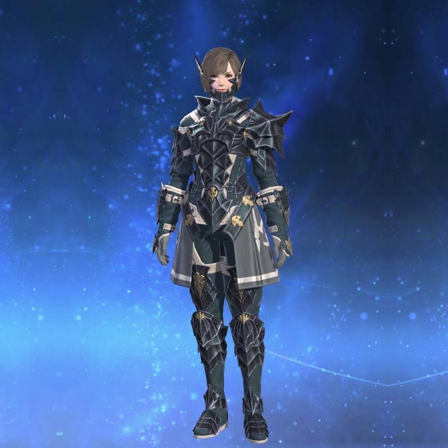 Titanium Mail of Scouting's gearset image female.