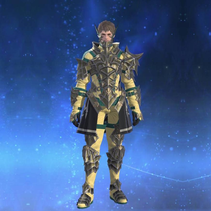 Titanium Mail of Striking's gearset image male.