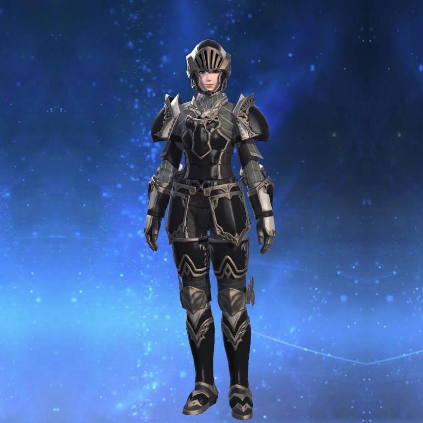 Titanium Cuirass of Maiming's gearset image female.