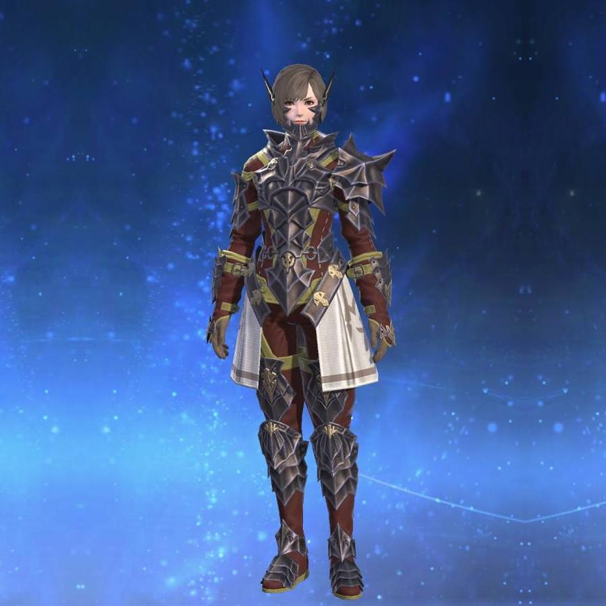 Titanium Mail of Maiming's gearset image female.