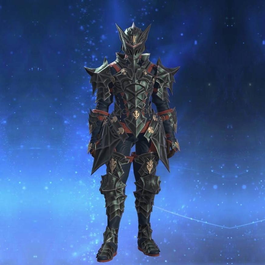 Titanium Cuirass of Fending's gearset image male.