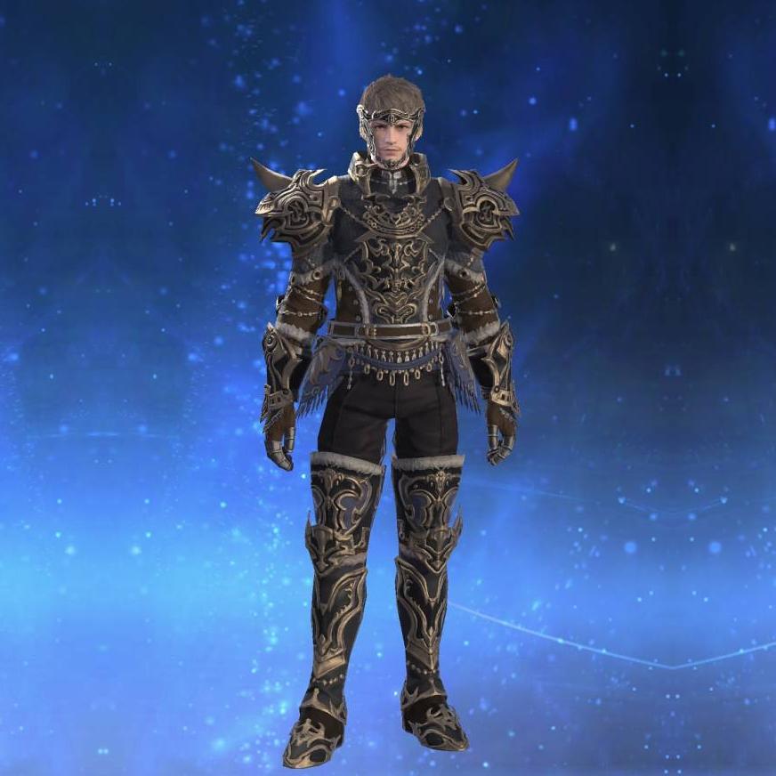 Titanium Mail of Fending's gearset image male.