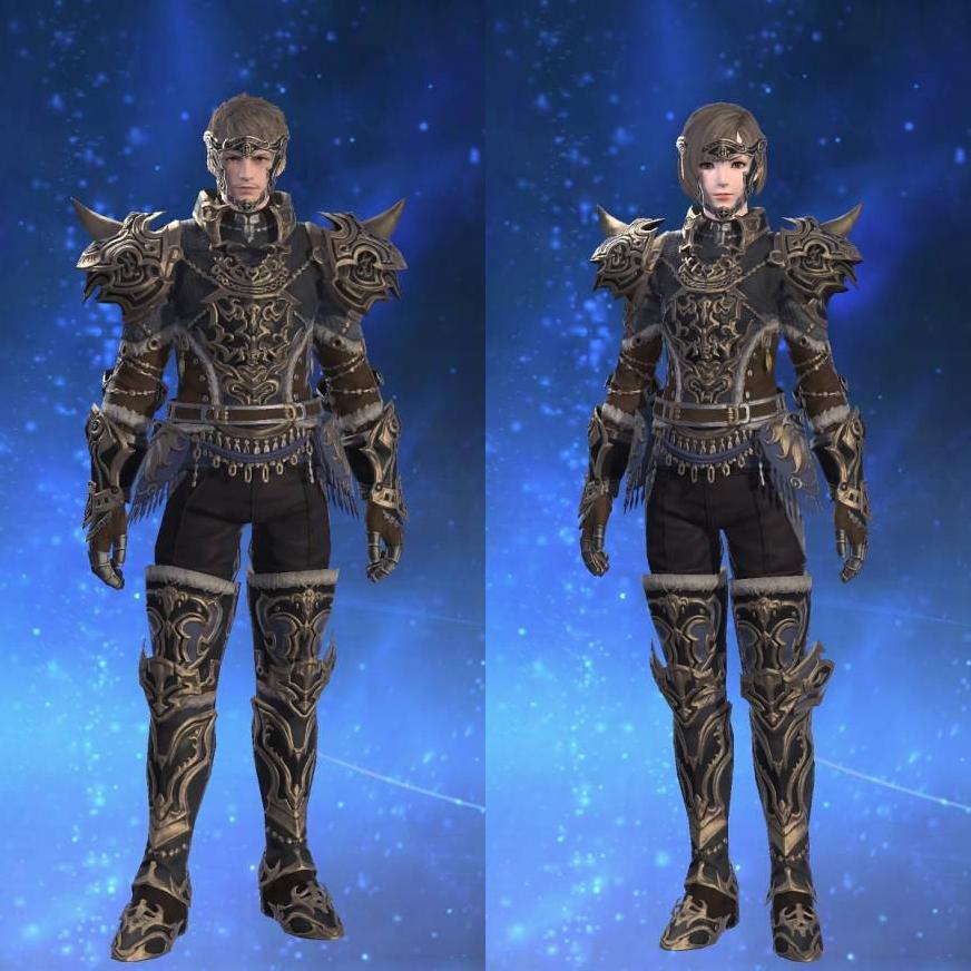 Titanium Mail of Fending's gearset image.