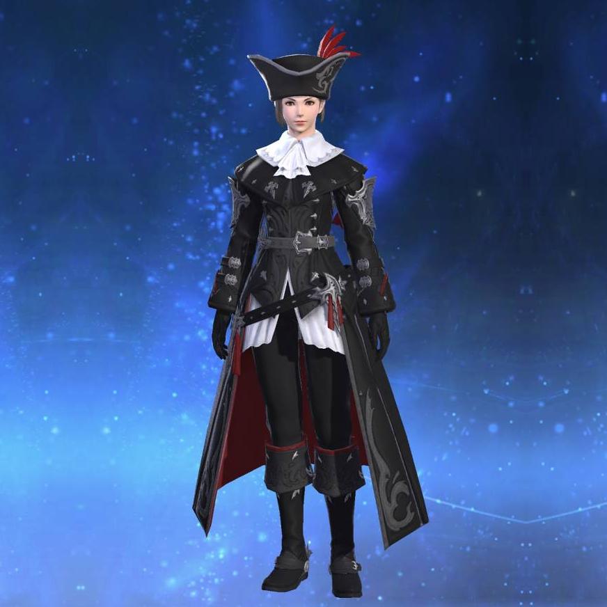 Coat of the Daring Duelist's gearset image female.