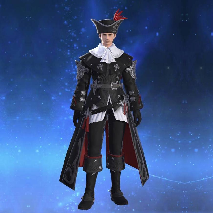 Coat of the Daring Duelist's gearset image male.