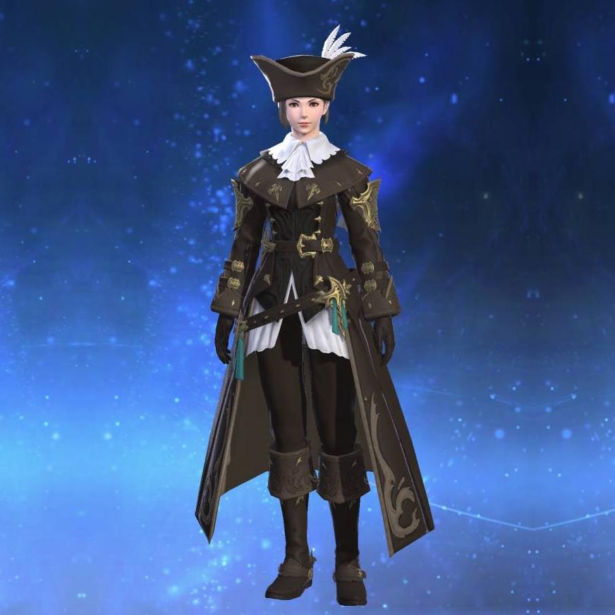 Coat of the Defiant Duelist's gearset image female.