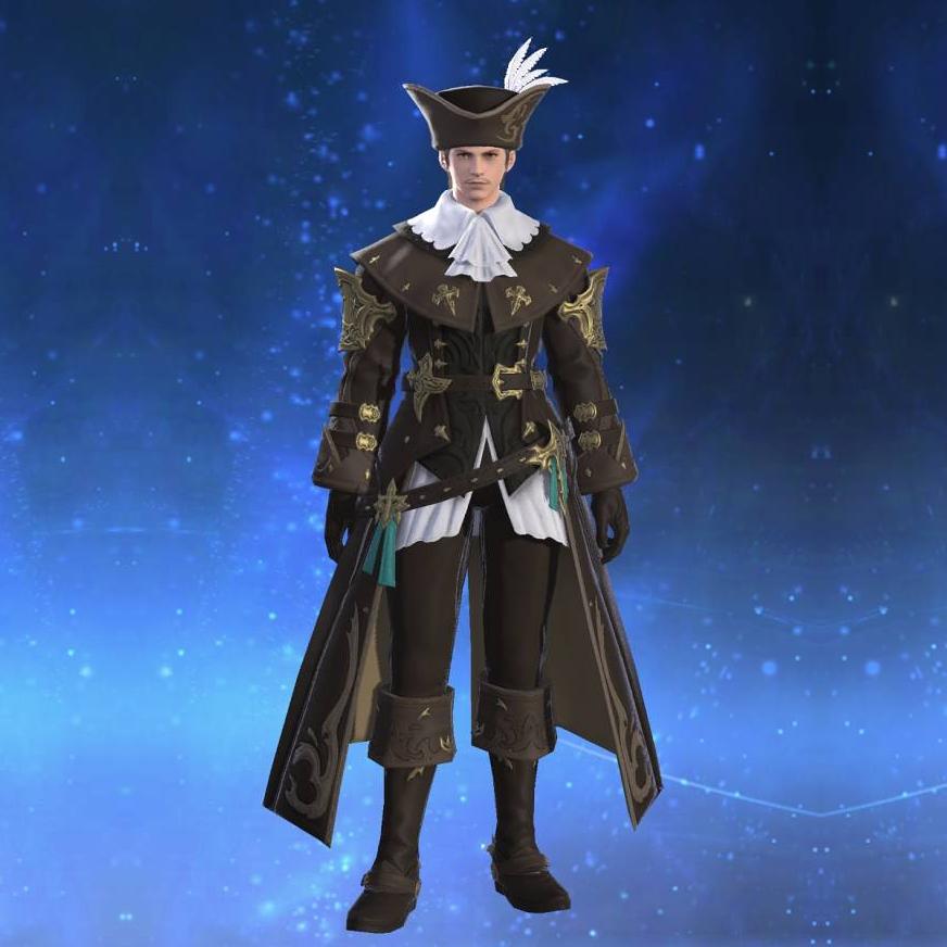 Coat of the Defiant Duelist's gearset image male.