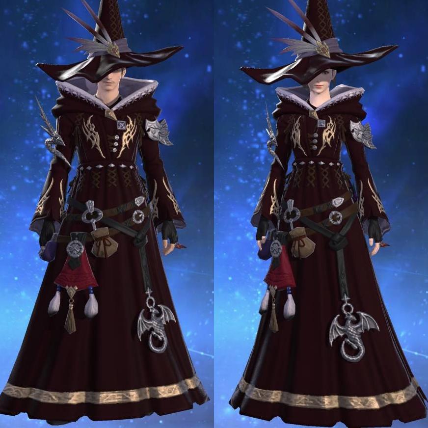 Dravanian Robe of Casting's gearset image.