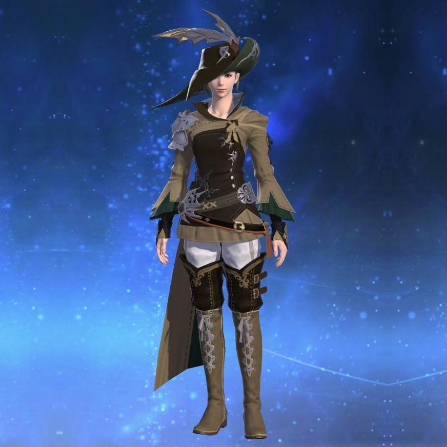 Dravanian Tunic of Scouting's gearset image female.