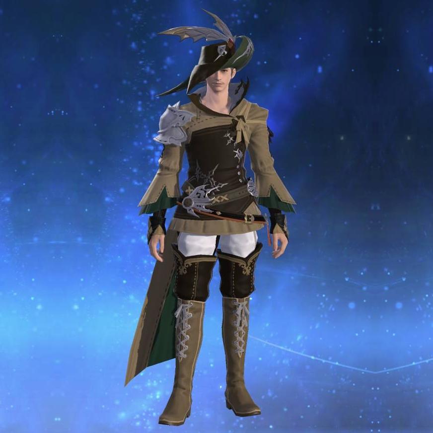 Dravanian Tunic of Scouting's gearset image male.